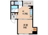 東陽ビル 1Kの間取り