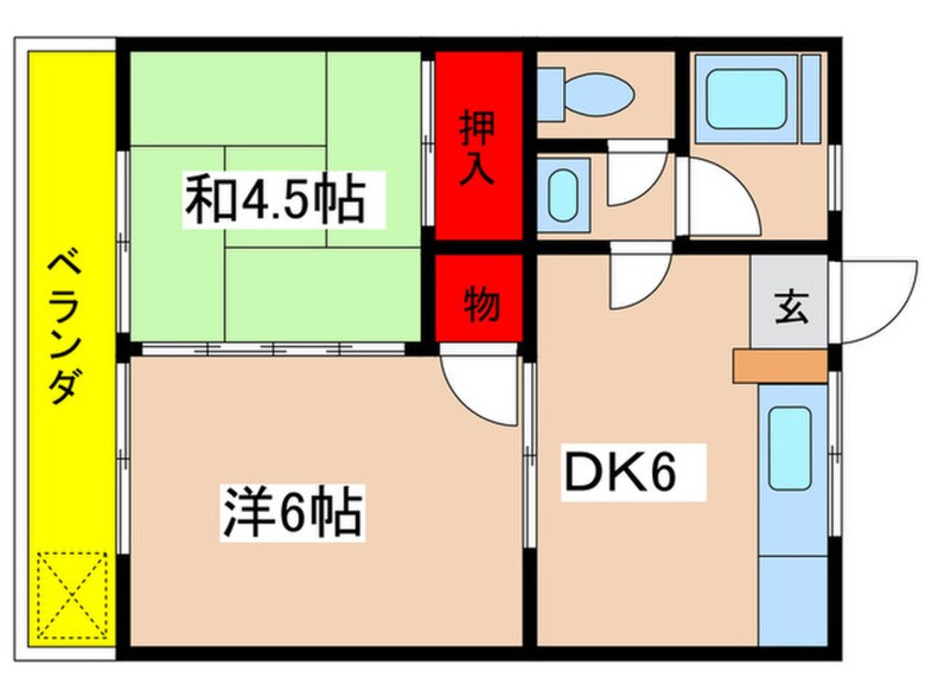 間取図 ハイツ久保倉