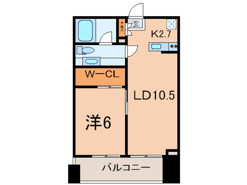 間取図 レジディア芝浦ＫＡＩＧＡＮ