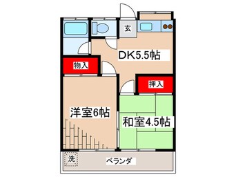 間取図 第１立石荘