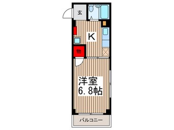 間取図 ジュネス上木崎