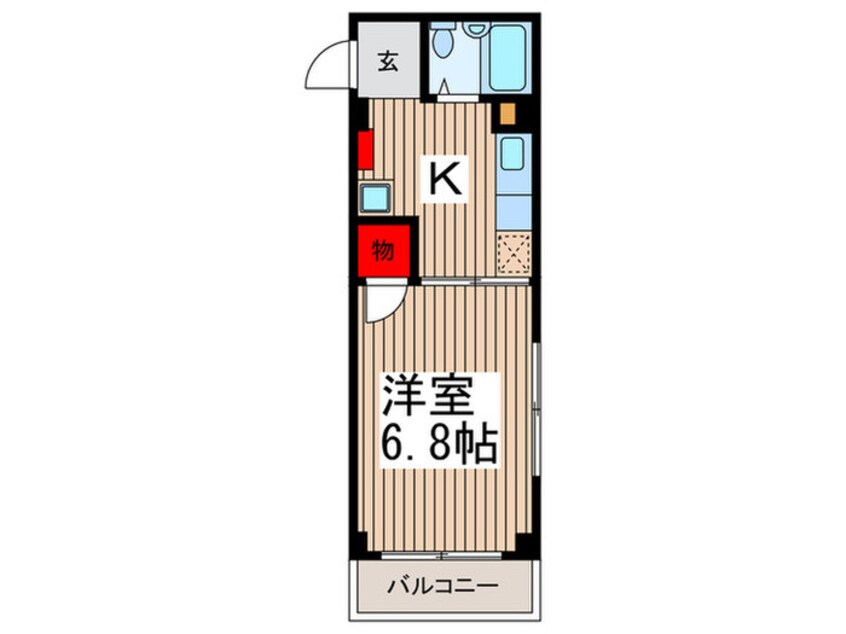 間取図 ジュネス上木崎