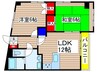 ガ－デンヒルズ和光 ６ 2LDKの間取り