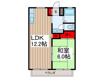 間取図 サンシティー塚越