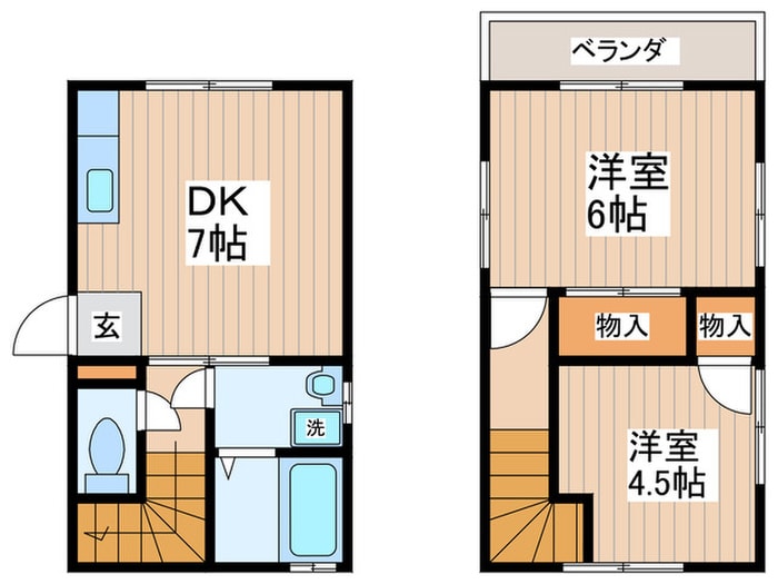 間取り図 舘野様貸家館