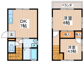 間取図 舘野様貸家館