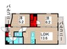 アーバンパーク綾瀬Ｄｕｏ 2LDKの間取り