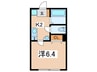 Ambition座間 1Kの間取り