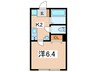 Ambition座間 1Kの間取り