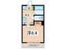 Ambition座間 1Kの間取り