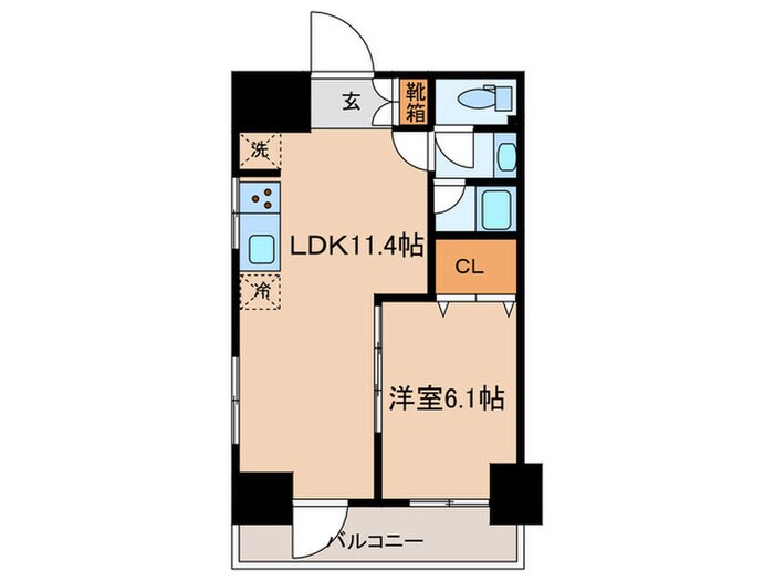 間取り図 ソサエティ蔵前