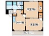 アネックスⅡ 2DKの間取り