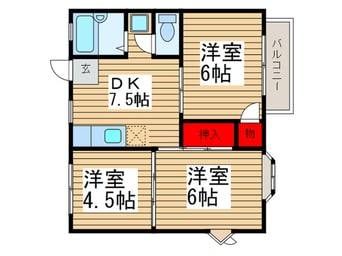 間取図 あすかヒルズ