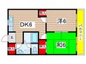 ロイヤル早野マンション 2DKの間取り