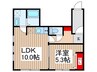 仮）aisance福岡武蔵野 1LDKの間取り