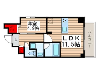 間取図 ラグゼナ秋葉原