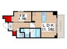 ラグゼナ秋葉原 1LDKの間取り