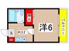 ハイツ小俣 1Kの間取り
