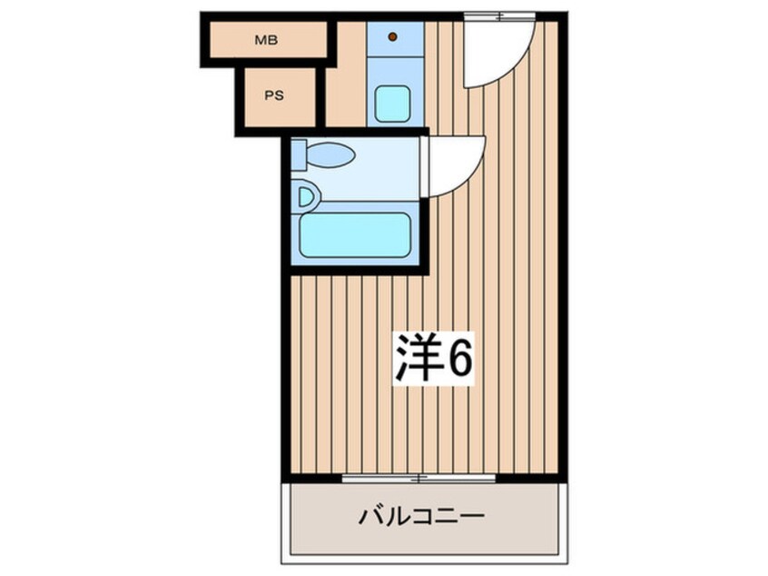 間取図 パピリオーテ西横浜(507)