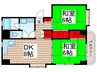 ファミール松戸 2DKの間取り