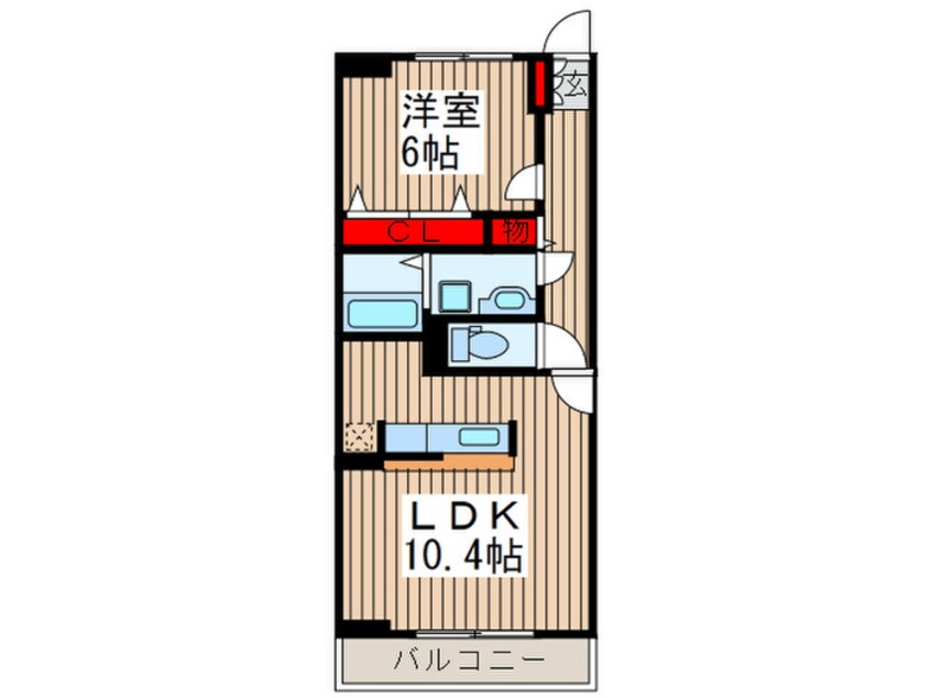 間取図 クレメント