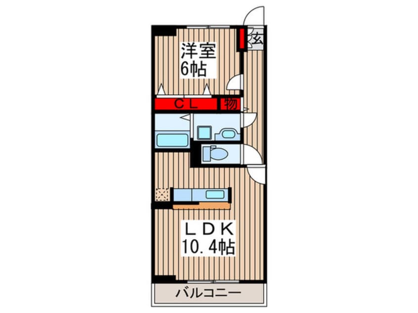 間取図 クレメント