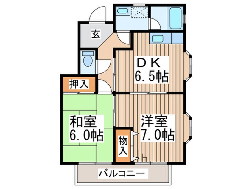 間取図 エトワール中山