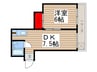 パークアベニュー小林 1DKの間取り