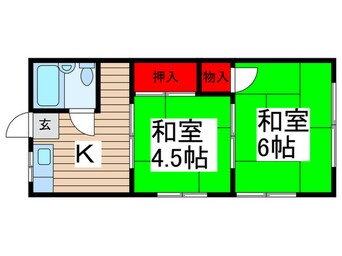 間取図 コーポ松田