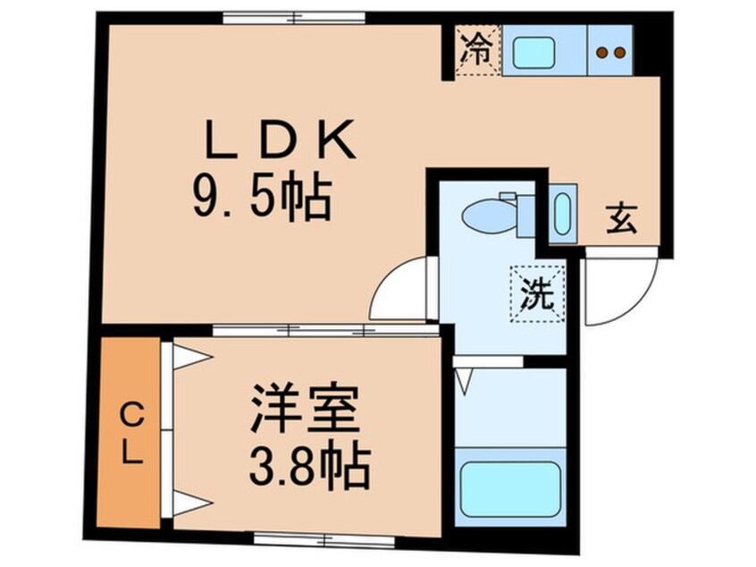 間取図 アヴァンタージュ蒲田