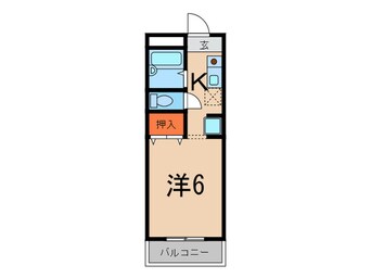 間取図 シャルマン西巣鴨