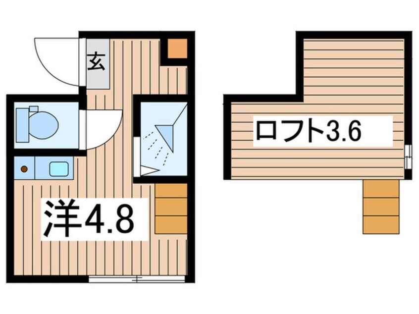 間取図 ハーモニーテラス菊川