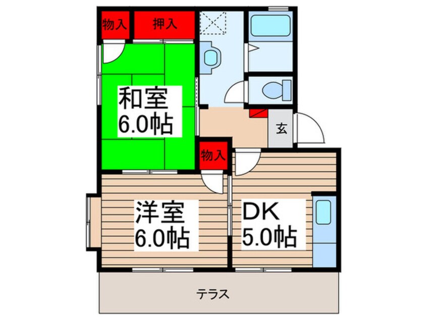 間取図 サンパレス