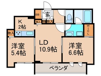 間取図 サザンクロス弥生