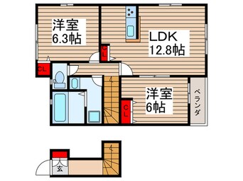 間取図 ソフィアおおたかの森A
