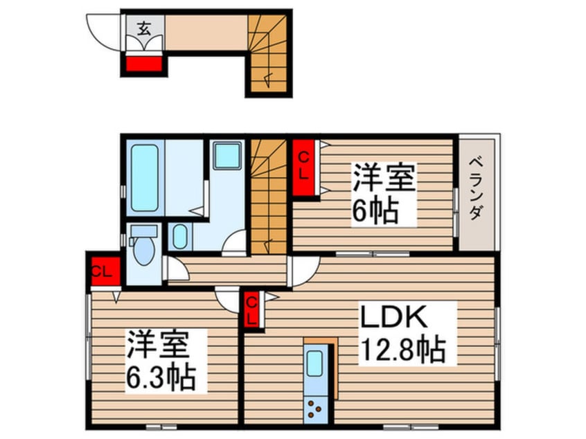 間取図 ソフィアおおたかの森A