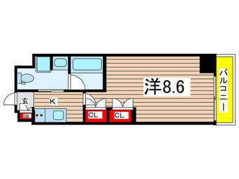 間取図 レジデンス菊川スクエア