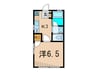 Ｃ・Ｔカ－サ 1Kの間取り