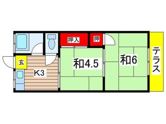 間取図 第一ショウエイ荘