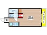 エムズビル 1Rの間取り