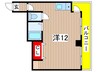 エムズビル 1Rの間取り