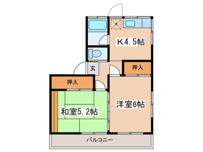 間取図 西川ビル