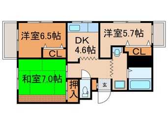 間取図 Ｋグレイス