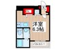 ｂ‘ＣＡＳＡ三郷中央 1Rの間取り
