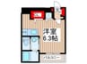 ｂ‘ＣＡＳＡ三郷中央 1Rの間取り