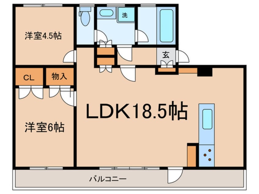 間取図 ア－クビル高田馬場