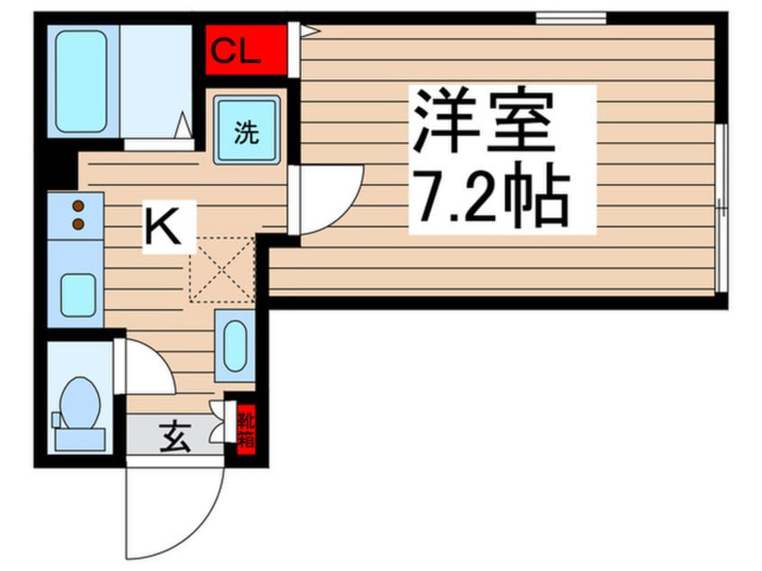 間取図 グランクオール大島WEST