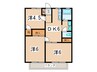 ハイツ安田 3DKの間取り