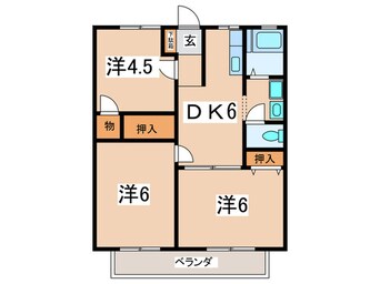 間取図 ハイツ安田