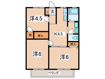 間取図 ハイツ安田